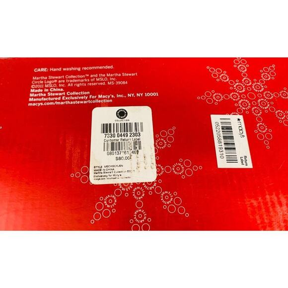 Martha Stewart 13” Santa Cookie Jar Vintage Macy’s Holiday Christmas 2011 - Picture 4 of 16
